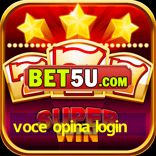 voce opina login