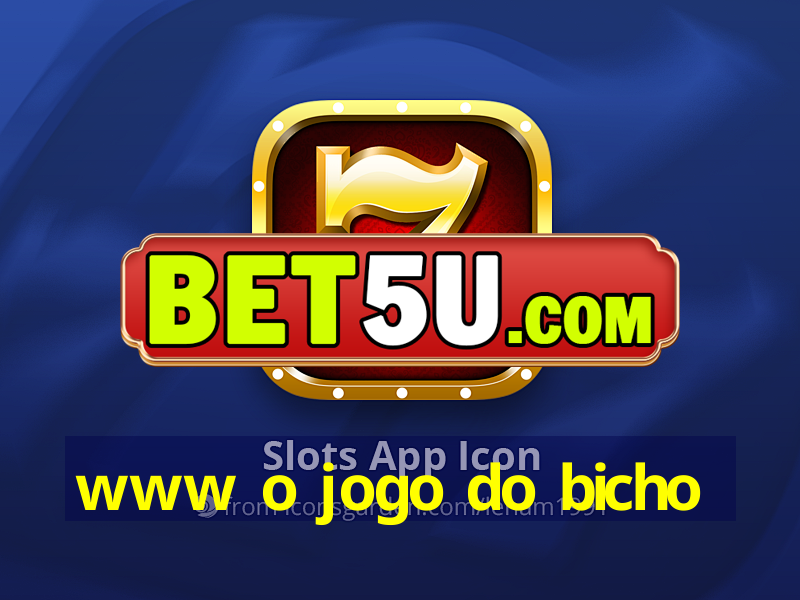 www o jogo do bicho